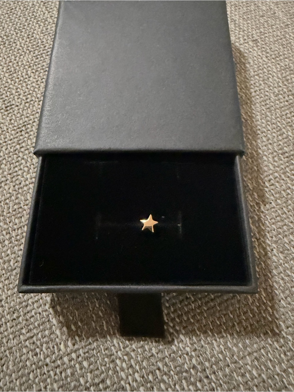 Dainty Star Stud 14K Rose Gold (Genuine Gold)